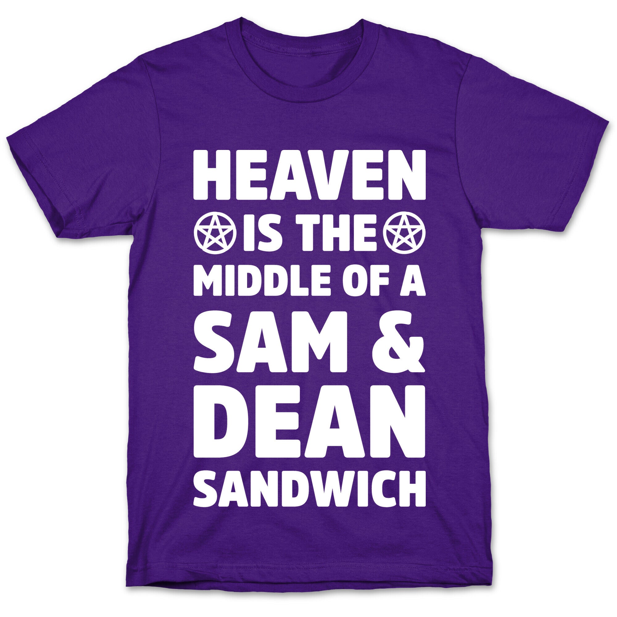 Heaven Is The Middle Of A Sam And Dean Sandwich T-Shirt